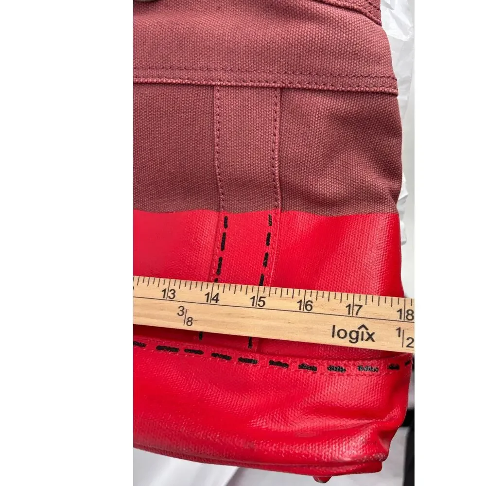 Jack Spade Warren Street New York Dipped Canvas Tote Messenger Bag Utility